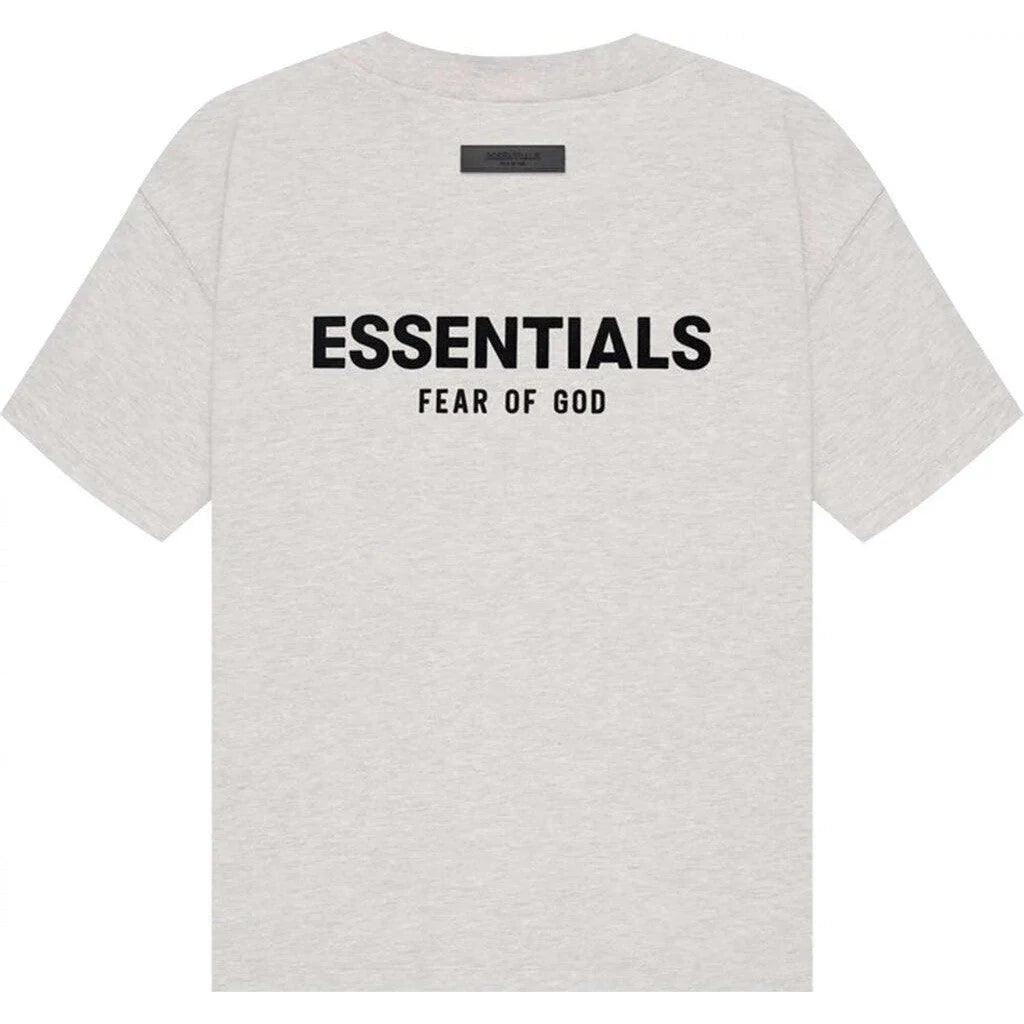 Fear of God Essentials T Shirt 'Light Oatmeal'