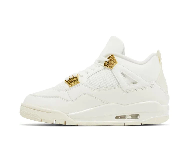 Women's Nike Air Jordan 4 Retro (Metallic Gold)