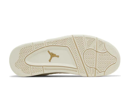 Women's Nike Air Jordan 4 Retro (Metallic Gold)